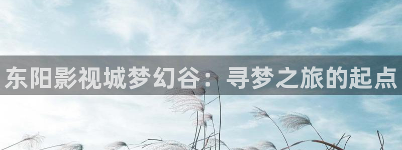 青苹果影院yy4100：东阳影视城梦幻谷：寻梦之旅的起点